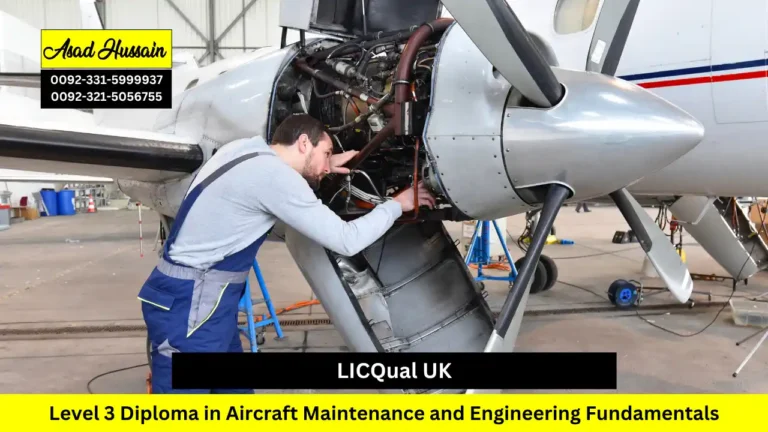 LICQual UK Level 3 Diploma in Aircraft Maintenance and Engineering Fundamentals